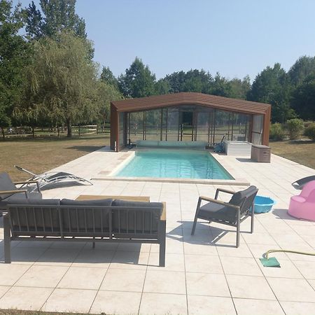 Chalet Au Coeur De La Nature Le Grand-Lucé エクステリア 写真