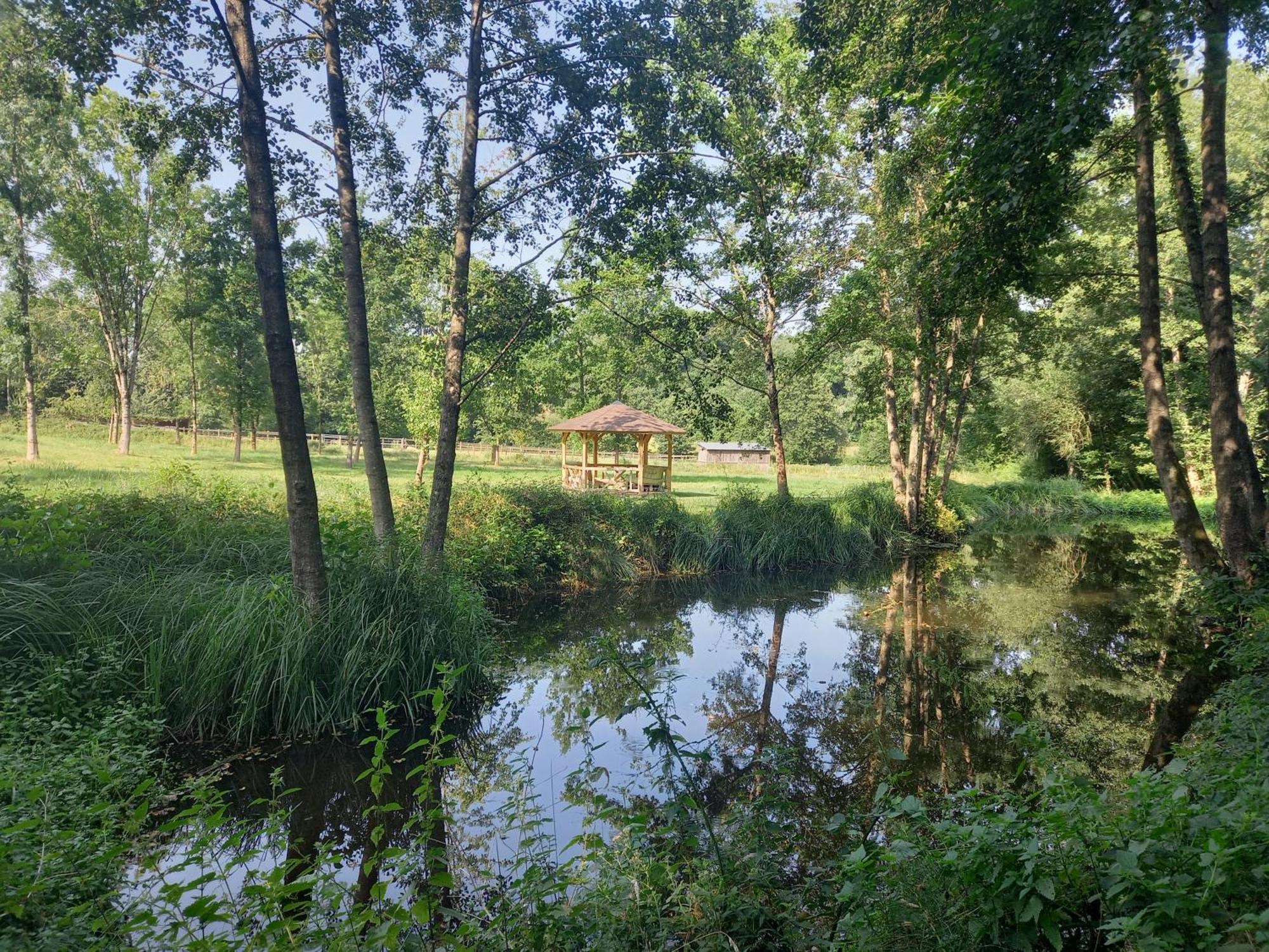 Chalet Au Coeur De La Nature Le Grand-Lucé エクステリア 写真