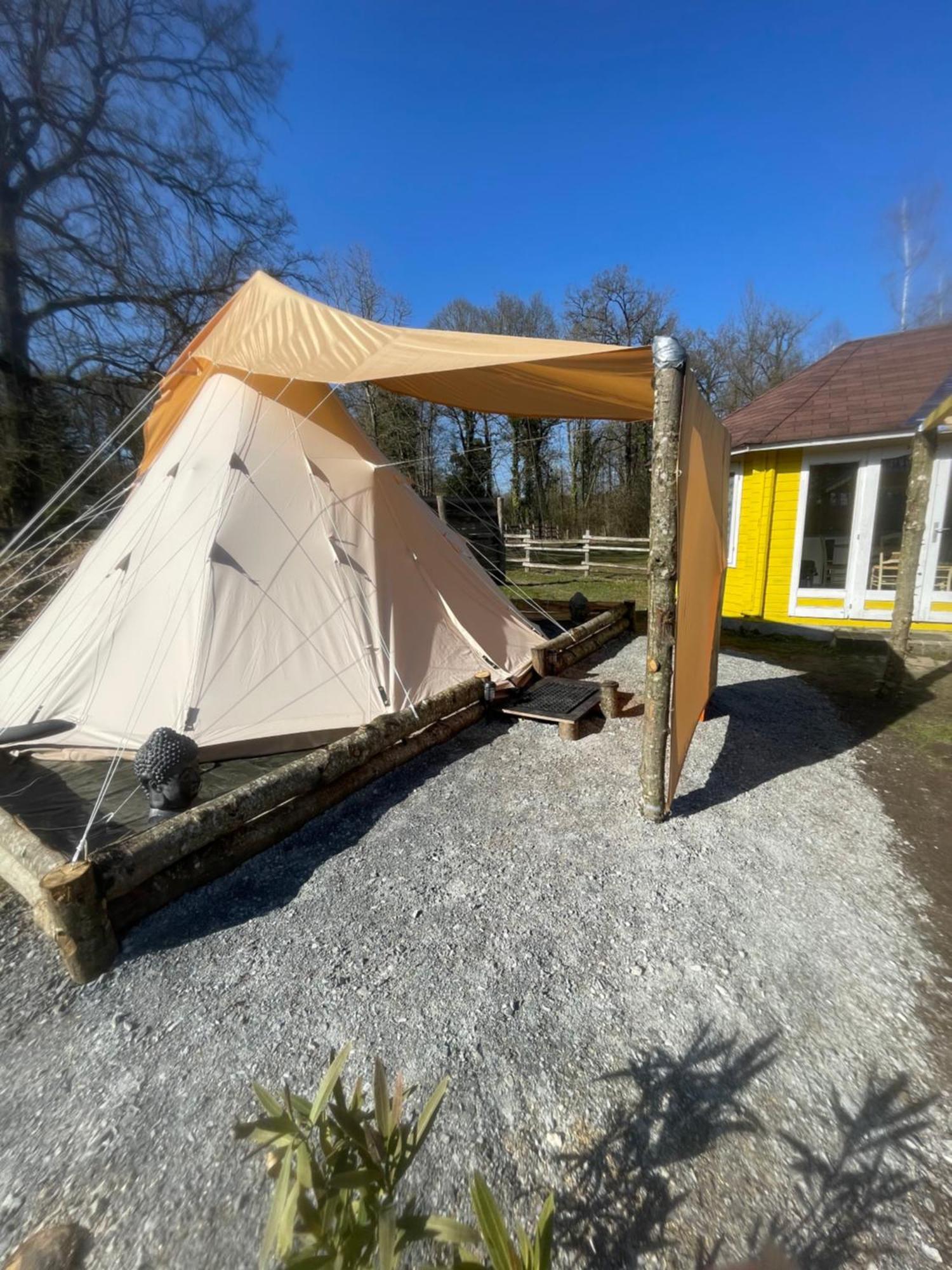 Chalet Au Coeur De La Nature Le Grand-Lucé エクステリア 写真